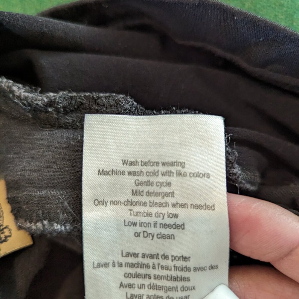 Indigo Blue Faded Black Skinny Jeans XS - Picture 6 of 8